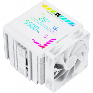 Кулер для процессора/ CPU Cooler Thermalright Peerless Assassin 140 Digital White (4-pin PWM, 165mm, Ni/Cu, 6x6mm, 1x120mm + 1x140mm, 82.CFM, 29.6dBA, 1850RPM, S: 1200, 1700, 1851, 115X, 2011, 2066, AM4, AM5, white), фото 