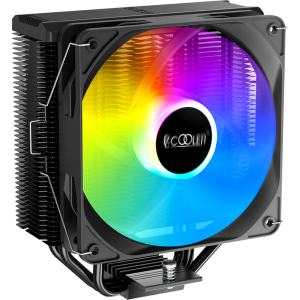 Кулер для процессора CPU Cooler PCCooler PALADIN EX300S (125W, 4-pin PWM, 157mm, Al/Cu, 3x6mm, FRGB, 1x120mm, 73.6CFM, 28.6dBA, 1800RPM, S: 1851/1700/1200/115X, AM5/AM4, black), фото 