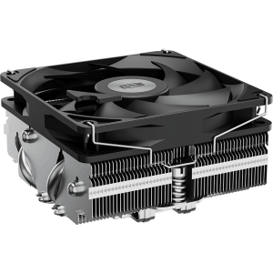 Кулер для процессора CPU Cooler PCCooler RC400-53 (125W, 4-pin PWM, 53.5mm, Al/Cu, 4x6mm, 1x92mm, 43CFM, 31.2dBA, 2700RPM, S: 1851/1700/1200/20XX/115X, AM5/AM4, silver, black), фото 