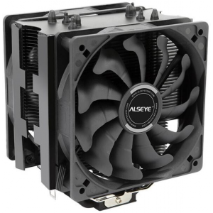 Вентилятор ALSEYE S120D-B Universal, TDP 135W, 2x120FAN, 4 heat pipe, PWM, RTL{20} (874258), фото 