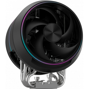 Кулер для процессора ZALMAN ZET5 BLACK, 5 HEAT PIPES, 4-PIN PWM, 600-2000 RPM, 30.4 DBA MAX, HYDRO BEARING, FULL SOCKET SUPPORT, фото 