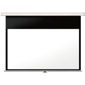 Настенный экран Lumien Master Picture CSR 197x231см (раб.область 125х221 см) (100) Matte White черн. кайма по периметру, механизм плавного возврата, возможность потолочн./настенного крепления (белый корпус) 16:9, фото 