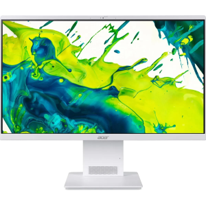 Моноблок Acer Aspire S24B-GMTL-U 23.8" Full HD Core Ultra 7 155U (1.7) 16Gb SSD512Gb Arc graphics Eshell GbitEth WiFi BT 90W клавиатура мышь Cam белый 1920x1080, фото 