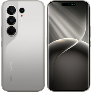 Смартфон Tecno Camon 50 Ultra 5G 256Gb 8Gb титан моноблок 3G 4G 2Sim 6.78" 1208x2644 Android 16 50Mpix 802.11 a/b/g/n/ac/ax NFC GPS GSM900/1800 GSM1900 Protect FM, фото 