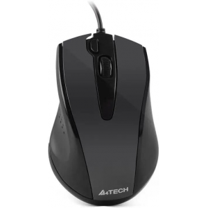 Мышь проводная A4Tech N-500FS Чёрный, фото 