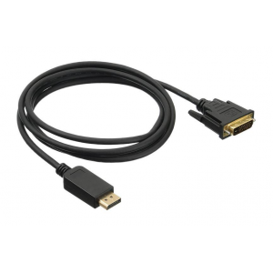 Кабель Buro DisplayPort (m) - DVI-D (m) 2м черный, фото 