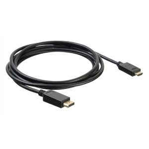 Кабель Buro DisplayPort (m) - HDMI (m) 3м черный, фото 