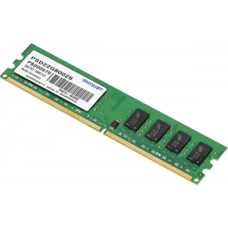 Оперативная память DIMM Patriot Signature DDR2 2Gb PSD22G80026, фото 