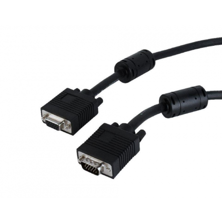 Кабель VGA Gembird 3м HD15M/HD15F с 2-мя ферритовыми кольцами