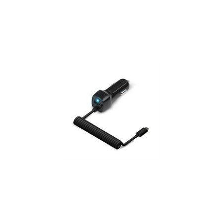 Автомобильное зарядное устройство Jet.A UC-S15 (1USB, 2.1А,встр каб microUSB),чёрное