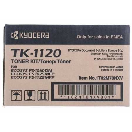 Картридж лазерный Kyocera TK-1120 черный, фото 