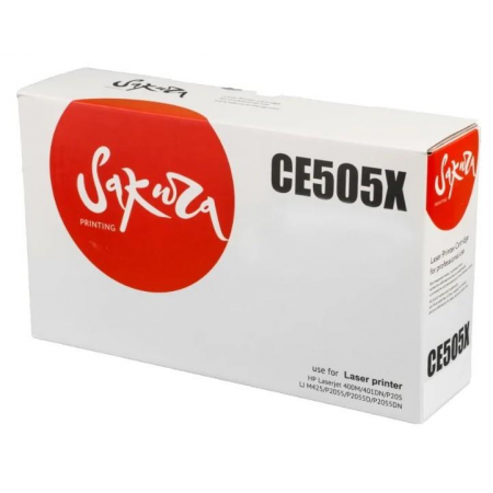 УЦ Картридж совместимый Sakura CE505X на LJ P2055 D/DN Черный, фото 