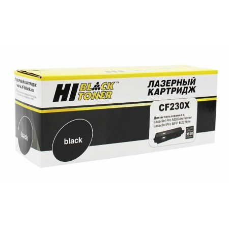 УЦ Тонер-картридж Hi-Black (HB-CF230X) для HP LJ Pro M203/MFP M227, 3,5K (с чипом) Черный, фото 