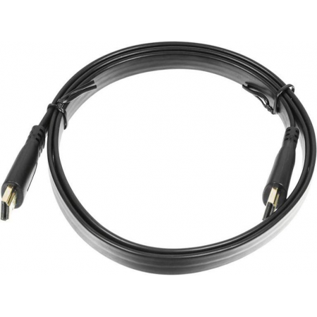 Кабель аудио-видео Buro Flat HDMI (m)/HDMI (m) 1м. черный (BHP HDMI 1), фото 