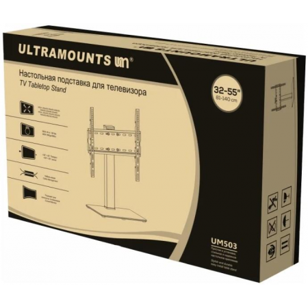 Кронштейн-подставка для телевизора Ultramounts UM 503 черный, фото , изображение 3