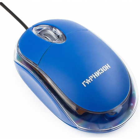 Мышь проводная Гарнизон GM-100B (GM-100B) Синий, фото 