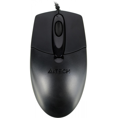 Мышь A4Tech OP-720 черный оптическая (1000dpi) PS/2 (3but) Черный, фото 