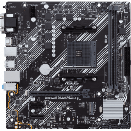 Материнская плата ASUS PRIME B450M-K II, фото 