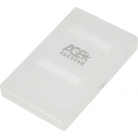 Корпус для HDD/SSD AGESTAR SUBCP1 белый, фото 