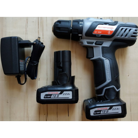 Аккумуляторная дрель-шуруповерт Интерскол ДА-18ЭР Промо Li-Ion 18 В 2 А·ч х2 экокейс (436.2.2.20), фото , изображение 7