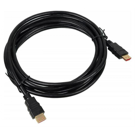 Кабель аудио-видео Buro HDMI (m)/HDMI (m) 3м. Позолоченные контакты черный (BHP HDMI V1.4 3M LOCK), фото 