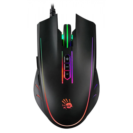 Мышь проводная A4Tech Q81 Bloody Curve Чёрный, фото 