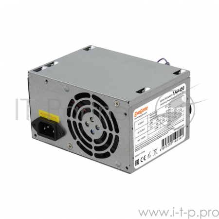 Блок питания 450W ExeGate AAA450, фото , изображение 4