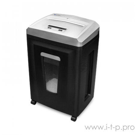 Шредер ГЕЛЕОС УП21-7, DIN P-7 (7 ур-нь секр.), фрагмент 0,8х2мм, 6-7 лист (70г/м2), CD/пл.карты, 23 литра, фото , изображение 9