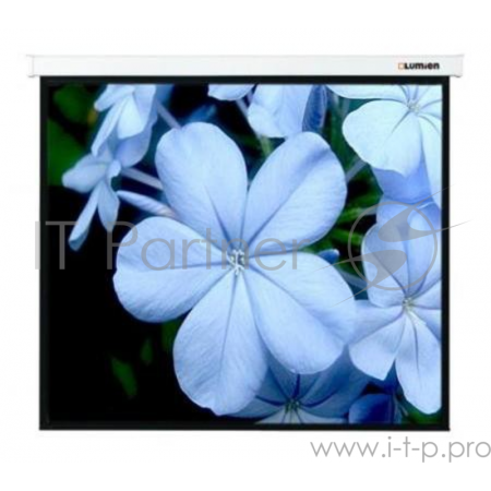 Экран Lumien 280x280см Master Control LMC-100126 1:1 настенно-потолочный рулонный белый (моторизованный привод), фото 