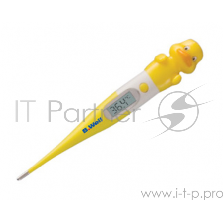 Термометр электронный B.Well WT-06 Flex желтый/белый, фото , изображение 2