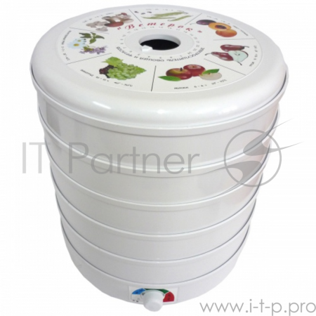 Сушилка для овощей и фруктов Ветерок-5, 5 поддонов, в гофротаре, фото , изображение 4