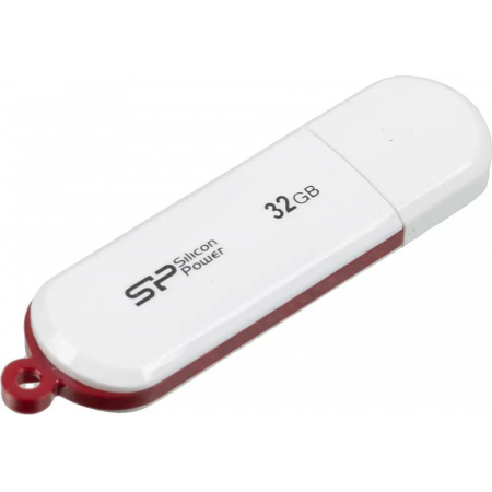 USB Flash накопитель   32Gb Silicon Power LuxMini 320 White (SP032GBUF2320V1W), фото 