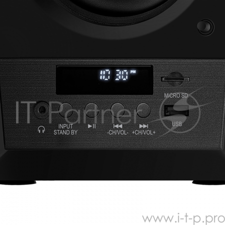 Акустическая система 2.0 SVEN MC-20, чёрный, мощность 2x45Вт (RMS), FM-тюнер, USB/microSD, дисплей, пульт ДУ, Bluetooth, Optical SVEN MC-20, чёрный, акустическая система 2.0, мощность 2x45Вт (RMS), FM-тюнер, USB/microSD, дисплей, пульт ДУ, Bluetooth, Opti, фото , изображение 3