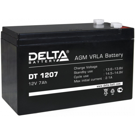 Аккумуляторная батарея Delta DT1207, фото 