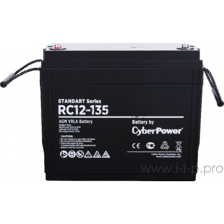 Аккумуляторная батарея SS CyberPower RC 12-135 / 12 В 135 Ач Battery CyberPower Standart series RC 12-135 / 12V 135 Ah, фото 