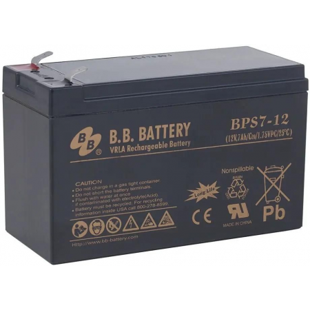 Аккумуляторная батарея B.B.Battery BPS 7-12, фото 