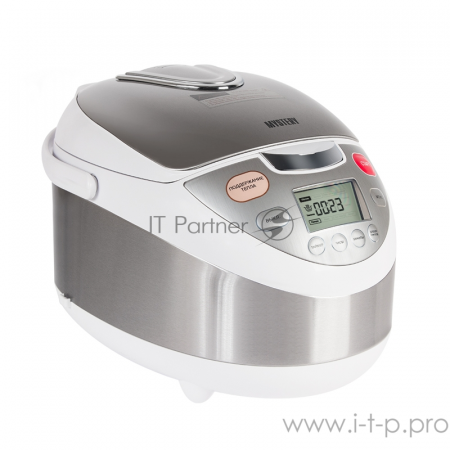 Мультиварка Mystery MCM-1010 5л 900Вт серебристый/белый, фото , изображение 2