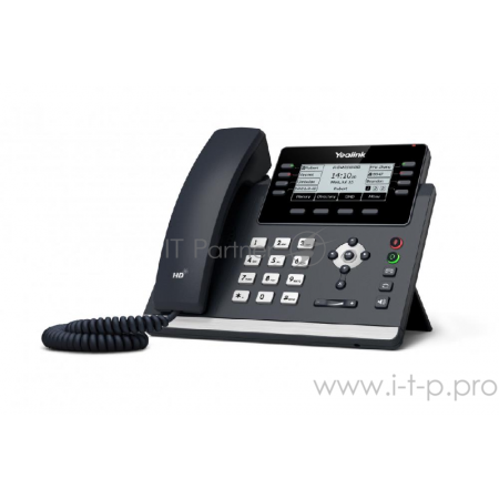 Ip-телфон YEALINK SIP-T43U, 12 аккаунтов, BLF,  PoE, GigE, без БП, шт, фото , изображение 2