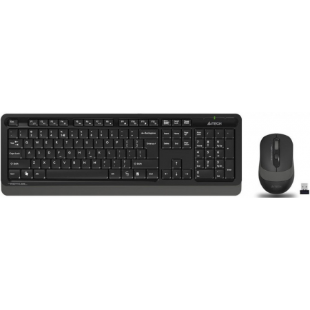 Клавиатура + мышь A4Tech Fstyler FG1010 Black/Grey, фото 
