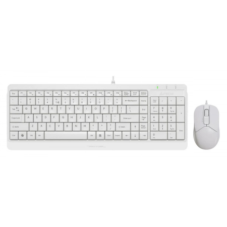 Клавиатура + мышь A4Tech Fstyler F1512 White, фото 