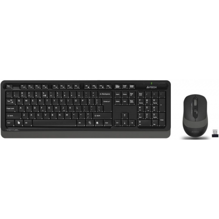Клавиатура + мышь A4Tech Fstyler FG1010 Black/Grey, фото 