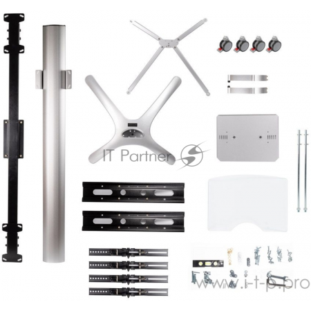 Подставка для телевизора Arm Media PT-STAND-15 (комплект из двух коробок) серебристый 26-65 макс.120кг напольный наклон, фото , изображение 8