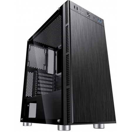 Корпус Accord 3407 черный без БП ATX 2xUSB2.0 2xUSB3.0 audio bott PSU, фото 