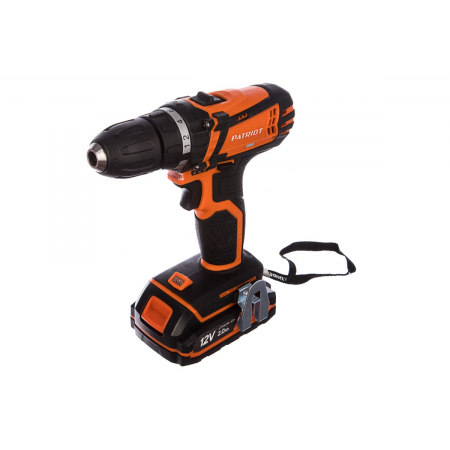 Аккумуляторная дрель-шуруповерт PATRIOT BR 111ES Li-Ion 2.0 А·ч 12 В х2 кейс, фото , изображение 5