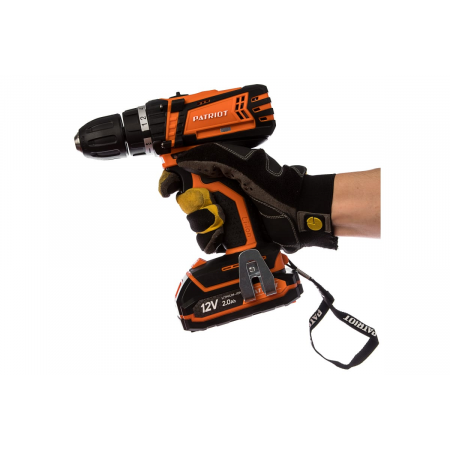 Аккумуляторная дрель-шуруповерт PATRIOT BR 111ES Li-Ion 2.0 А·ч 12 В х2 кейс, фото , изображение 12