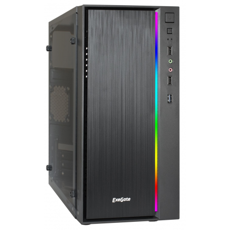 Корпус ExeGate mEVO-9301 чёрный EX283754RUS, фото , изображение 2