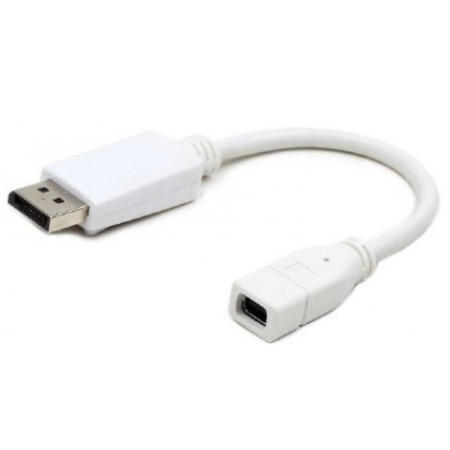 УЦ Переходник miniDisplayPort - DisplayPort, Cablexpert A-mDPF-DPM-001-W, 20F/20M Белый, фото 