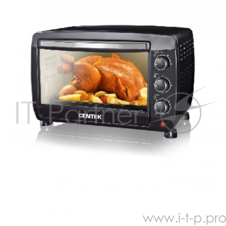 Жарочный шкаф Centek CT-1532-46 Convection (черн)  2000Вт, Конвекция, 4режима, фото 