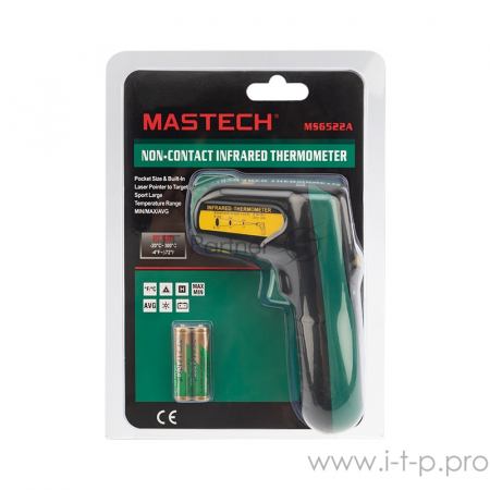 Пирометр MS6522А MASTECH, фото , изображение 3