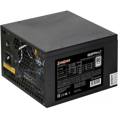Блок питания ExeGate 600PPH-LT-S 600W OEM EX282044RUS-S, фото , изображение 2